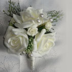 Ivory Rose Corsage