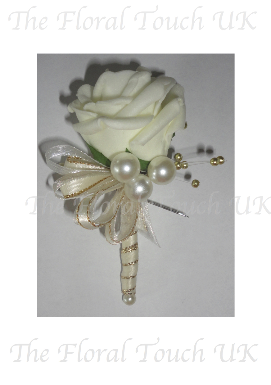Artificial Buttonholes Silk Buttonholes For Weddings The Floral