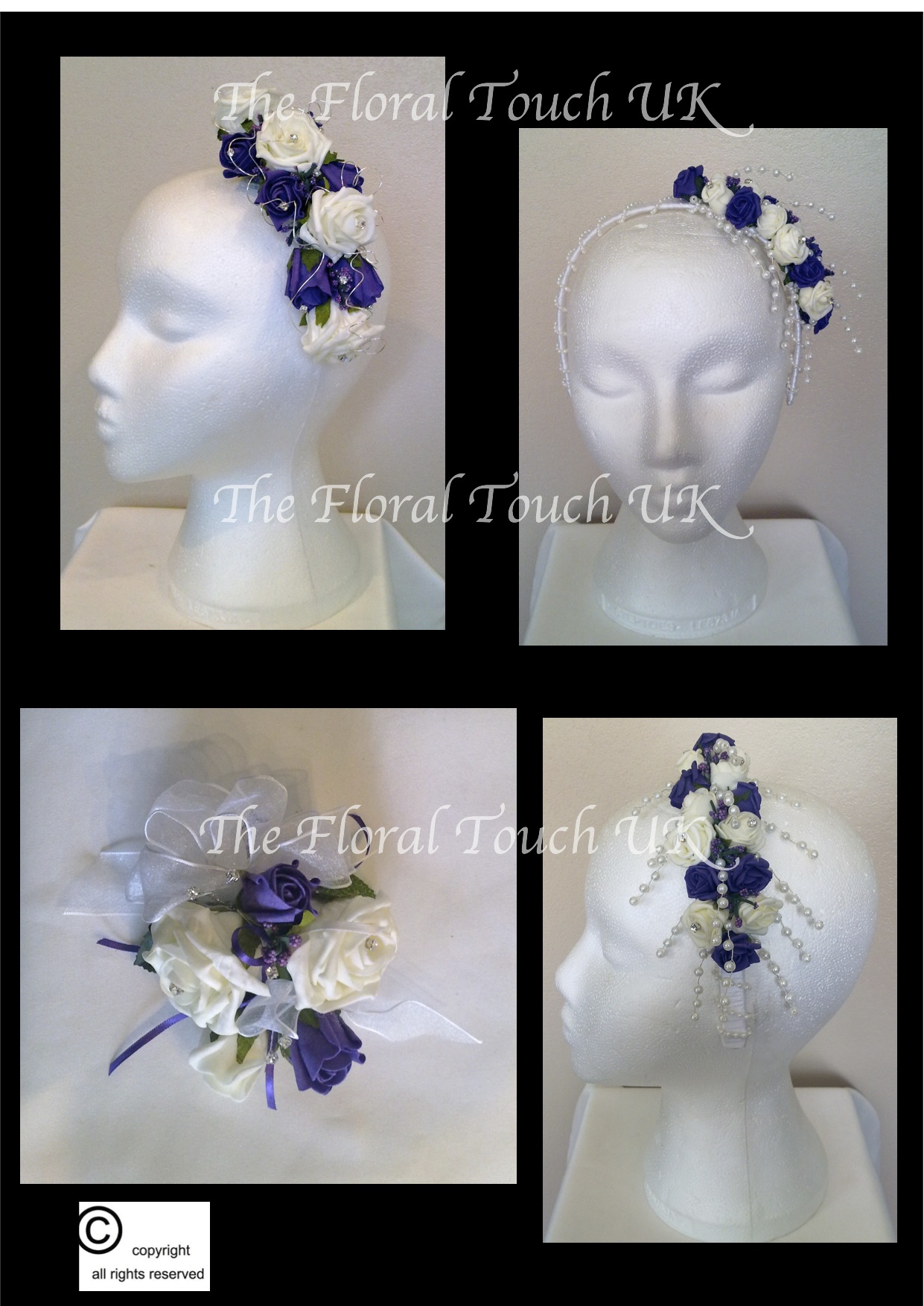 BRIDESMAID HEADDRESSES Hair Clips For Bridesmaids Tiaras for