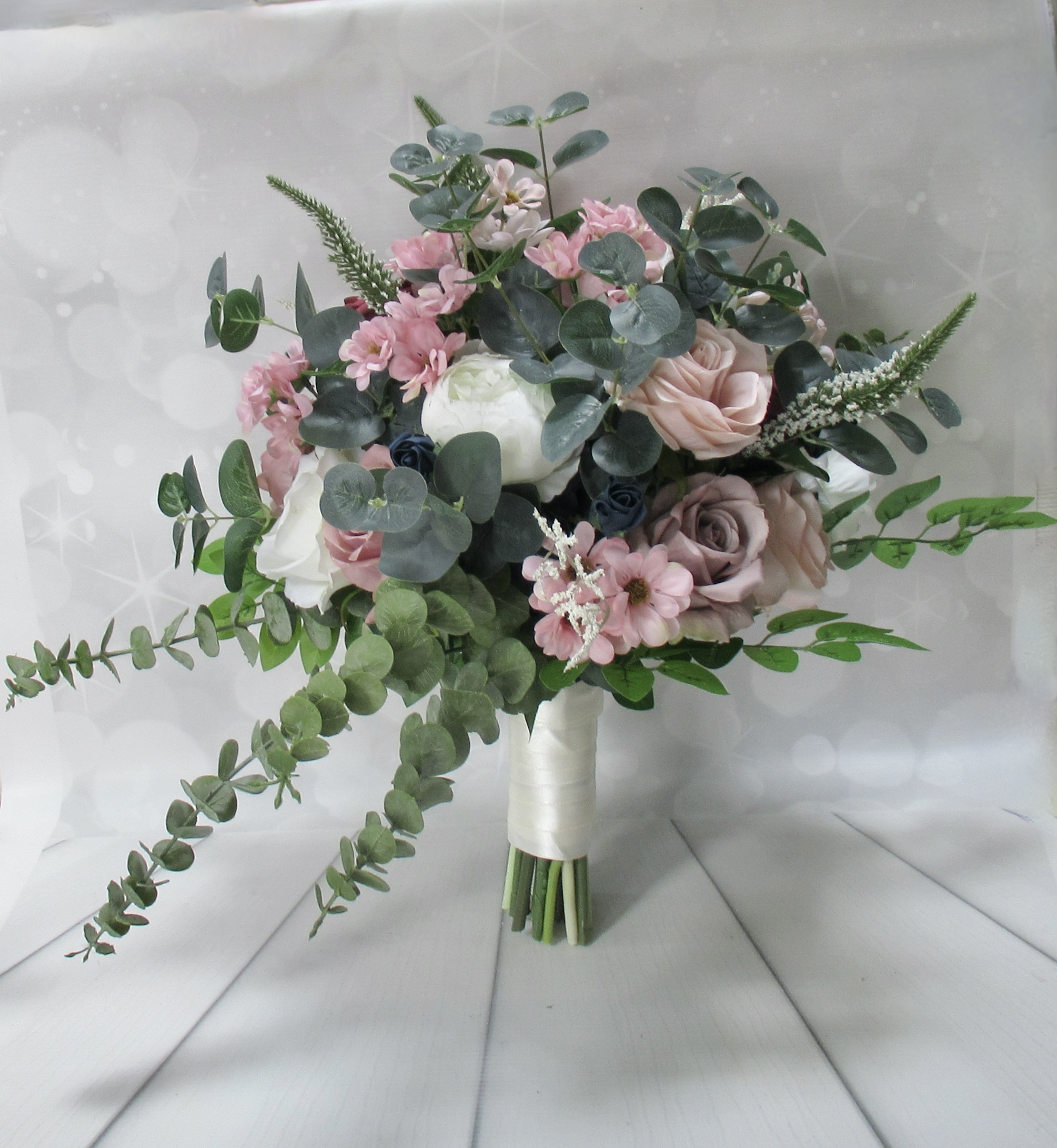 Dusky pink, blush and wine wedding flowers, blush, dusky pink and burgundy bridal bouquet
