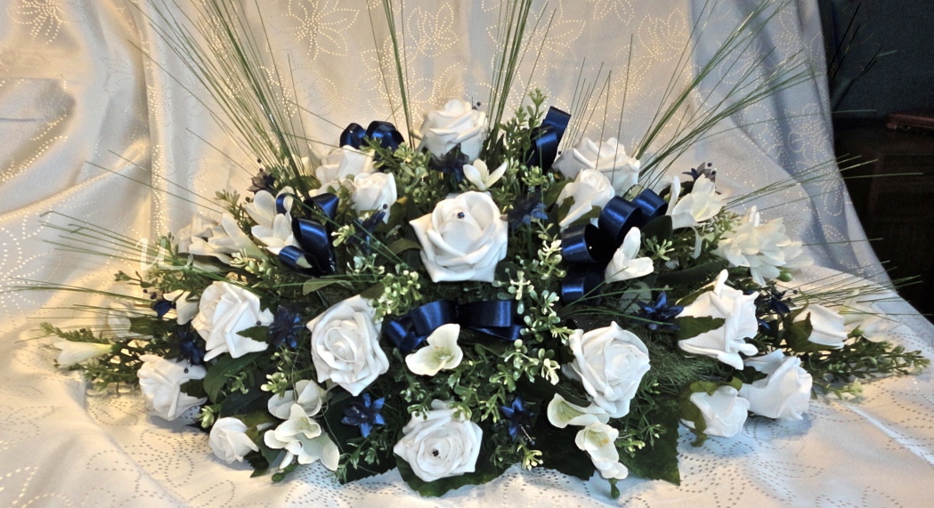 Top Table Arrangements Centrepiece Church Flowers Bride Groom Table Arrangement