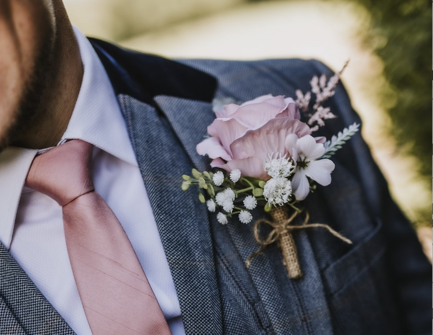 Buttonball Barn Silk Buttonholes | Buttonaires For Weddings | The Floral Touch UK
