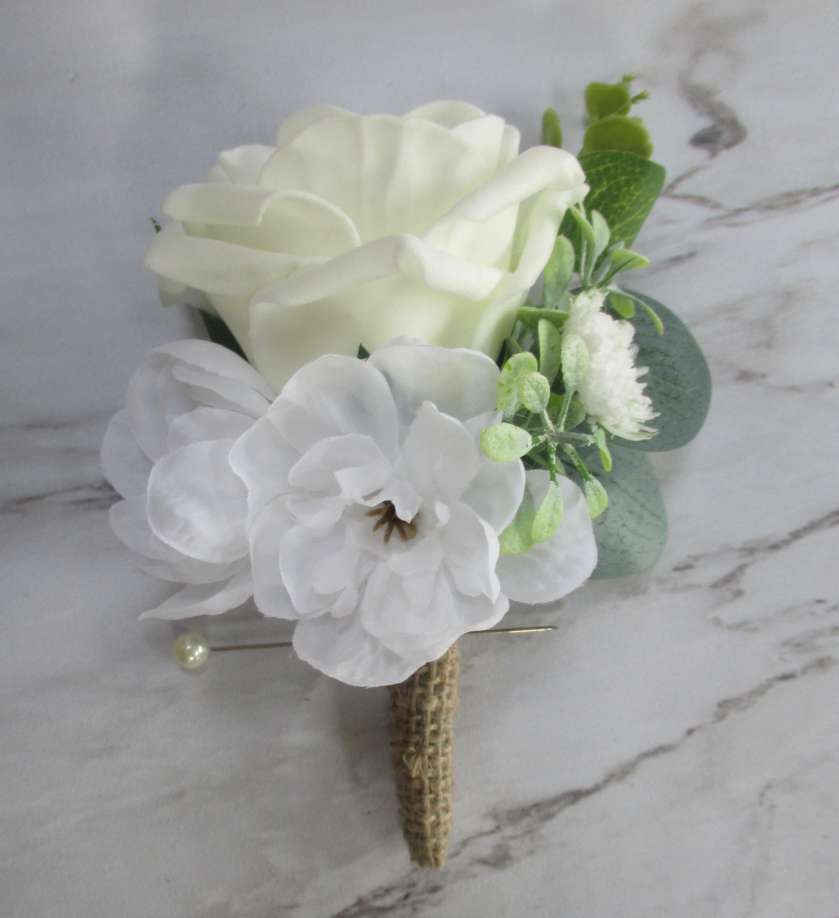 Silk Buttonholes | Buttonaires For Weddings | The Floral Touch UK