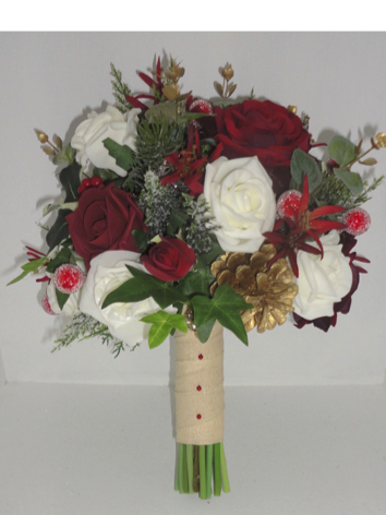 Christmas Winter Wedding Bouquets