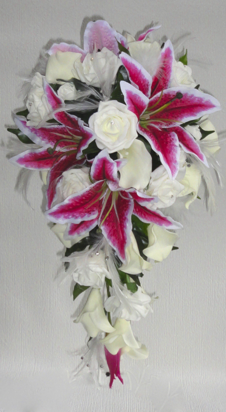 Bridal Shower Bouquets Teardrop Wedding Bouquets The Floral Touch Uk